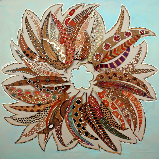 guirnalda hojas-azul 50x50. sin marco.jpg